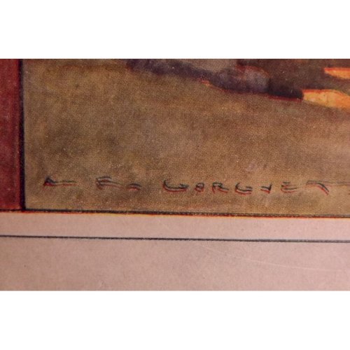 Typogravure «Orphée» par A.F.GORGUET 1920