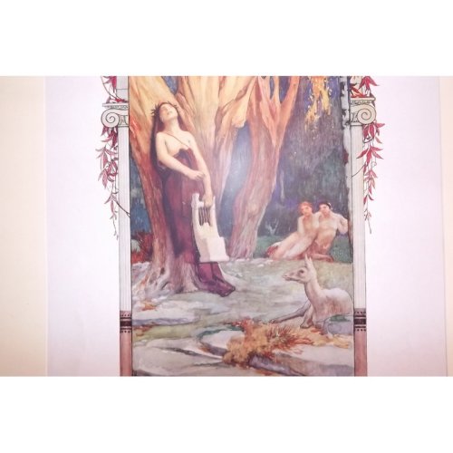 Typogravure «Orphée» par A.F.GORGUET 1920