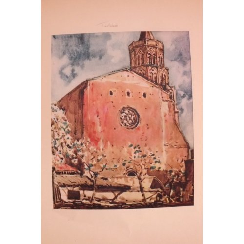 Typogravure «Toulouse» Par Bouillère 1930