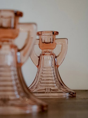 Ulysse, la paire de bougeoirs en cristal N°53