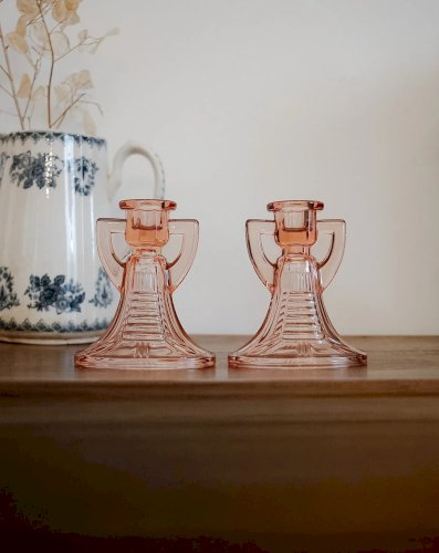 Ulysse, la paire de bougeoirs en cristal N°53