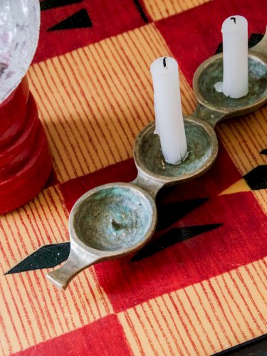 Ulysse, le bougeoir en bronze N°15