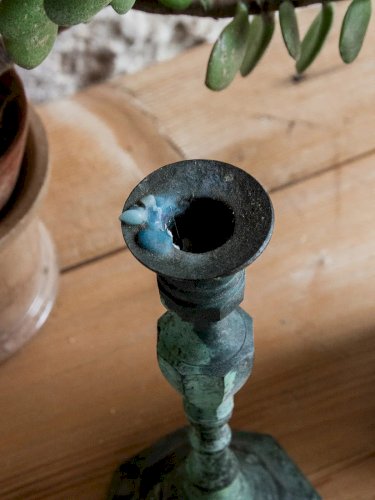 Ulysse, le bougeoir en bronze N°5