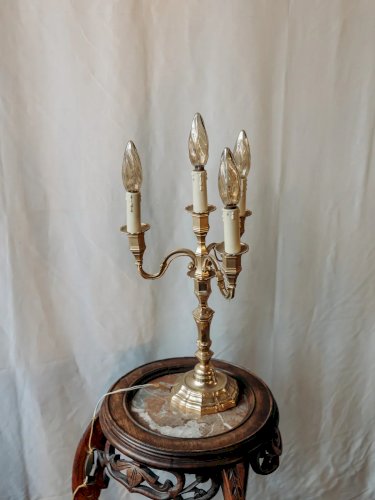 Ulysse, le chandelier en laiton doré N°29