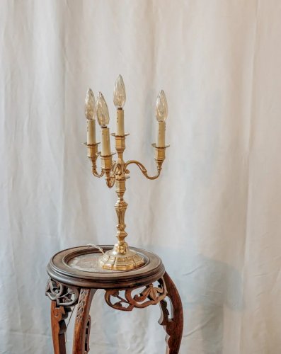 Ulysse, le chandelier en laiton doré N°29