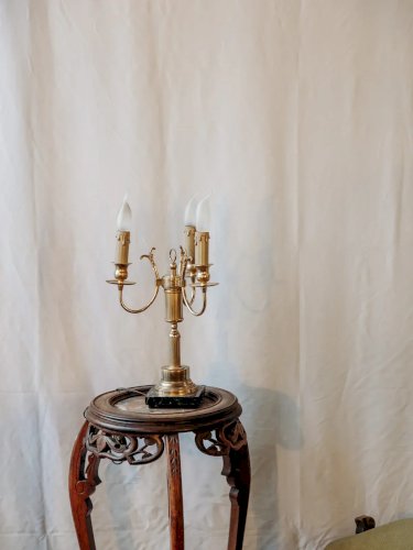 Ulysse, le chandelier en laiton doré N°30