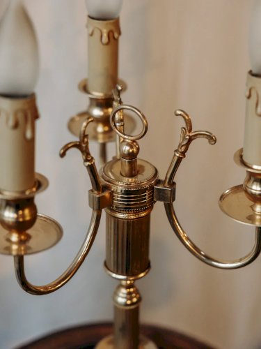 Ulysse, le chandelier en laiton doré N°30