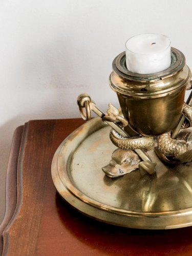 Ulysse, le porte-bougeoir en laiton N°11