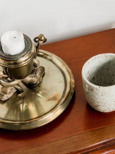 Ulysse, le porte-bougeoir en laiton N°11