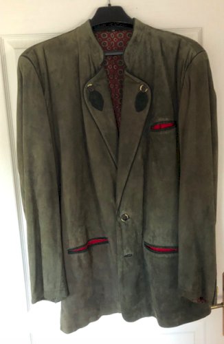 URGENT TRÈS BELLE VESTE en AGNEAU AUTHENTIQUE SANDERSON 