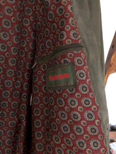 URGENT TRÈS BELLE VESTE en AGNEAU AUTHENTIQUE SANDERSON 