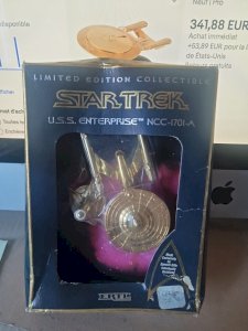 USS ENTREPRISE Star Trek NCC-1701-A EDITION COLLECTOR. VERSION OR