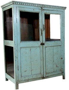 Vaisselier ancien en teck birman