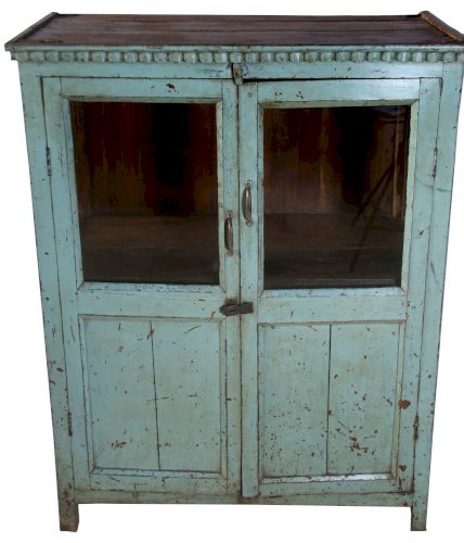 Vaisselier ancien en teck birman