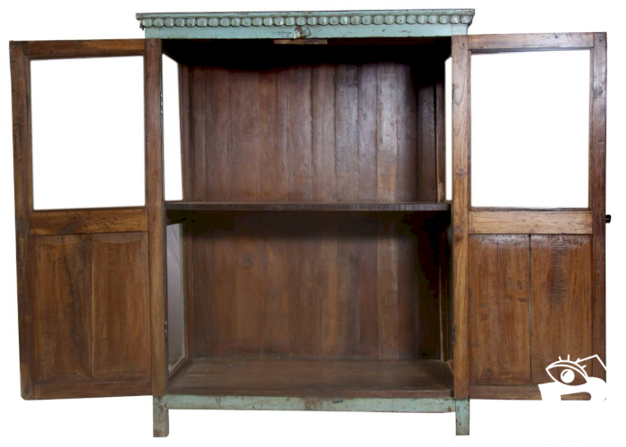 Vaisselier ancien en teck birman