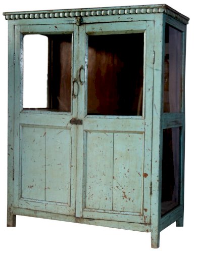 Vaisselier ancien en teck birman