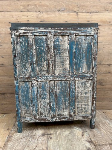 Vaisselier en teck birman avec patine dorigine