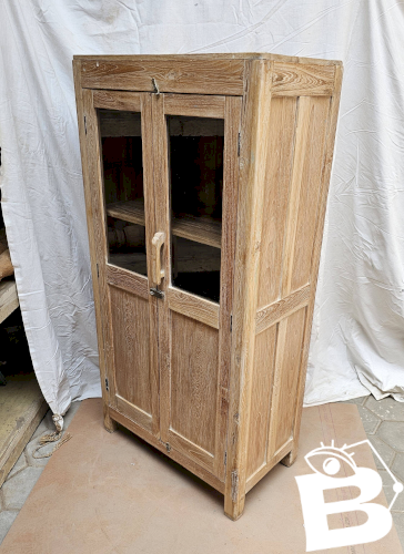 Vaisselier en teck birman naturel