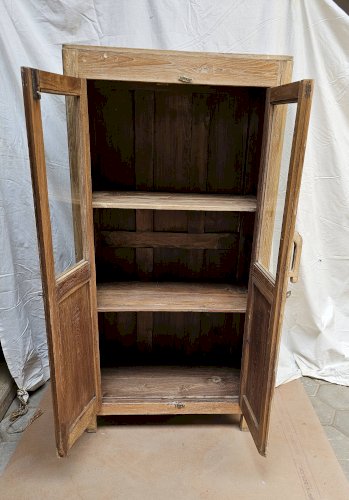 Vaisselier en teck birman naturel