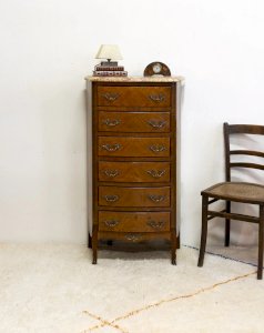 Valery, the Louis XV wooden and marble ragpicker N°56