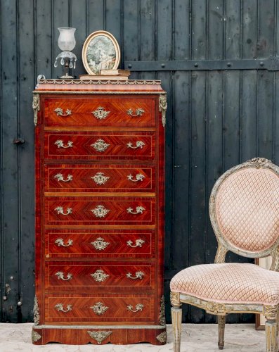 Valery, le grand semainier en bois et laiton N°58