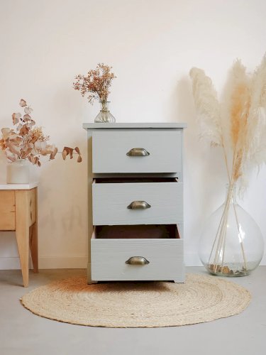 Valery, le semainier gris en bois N°49