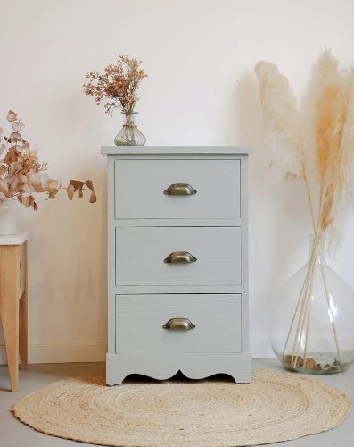 Valery, le semainier gris en bois N°49