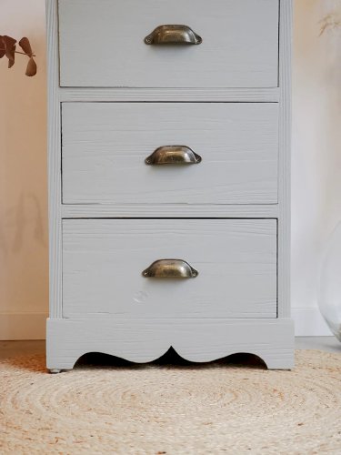 Valery, le semainier gris en bois N°49