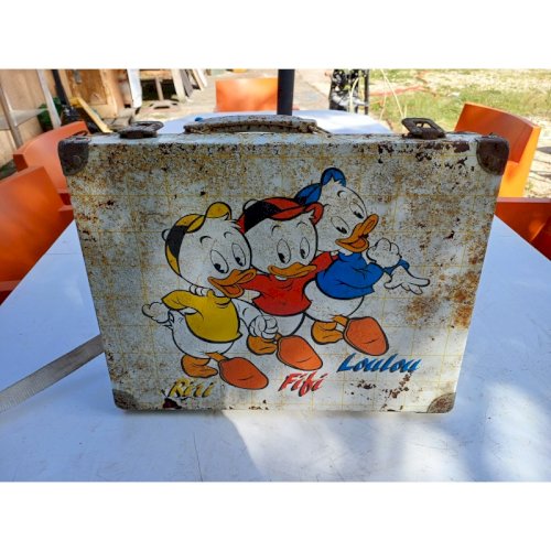 Valise Vintage en Métal de Riri , Fifi et Loulou