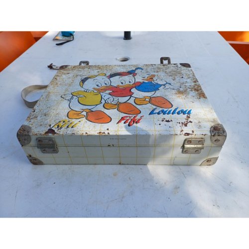 Valise Vintage en Métal de Riri , Fifi et Loulou