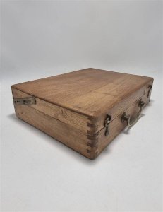 Wooden suitcase