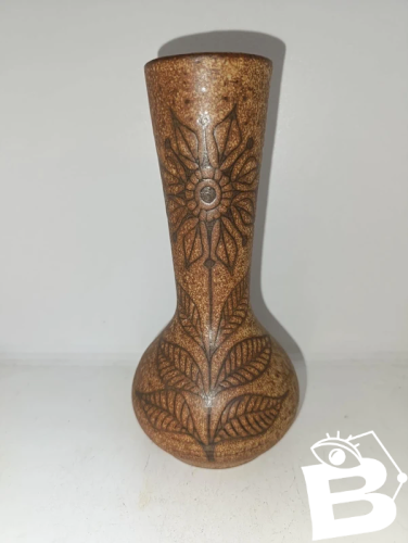 vase a decor de branchages vallauris Fonck et mateo en bon etat