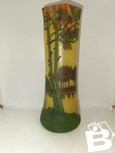 vase a decor de paysage Legras debut 20eme siecle en bon etat