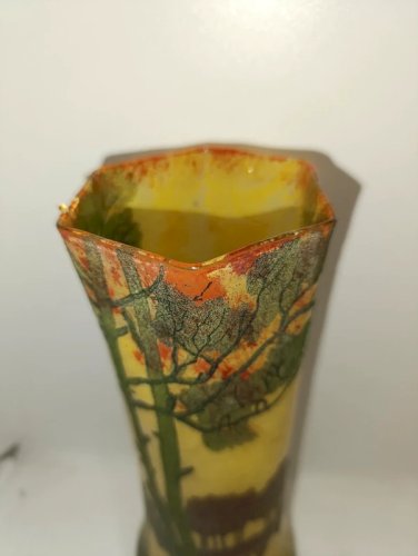 vase a decor de paysage Legras debut 20eme siecle en bon etat