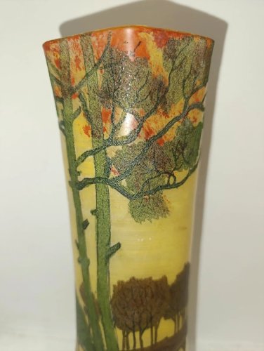 vase a decor de paysage Legras debut 20eme siecle en bon etat