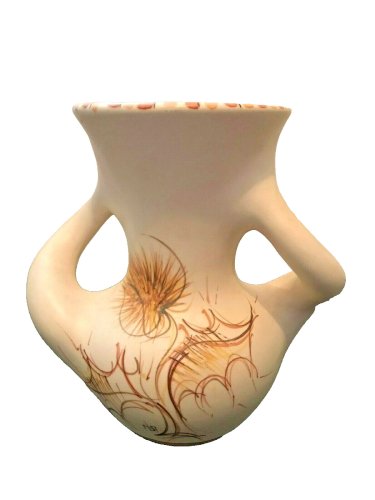 vase à décor de plantes fleurs à identifier année 60 70 vallauris ? 
