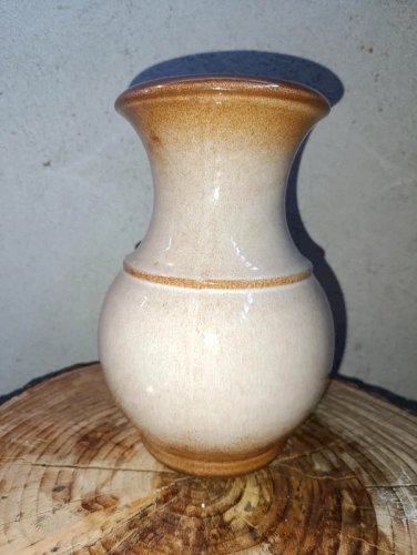 vase à decor floral keramik west germany en bon etat