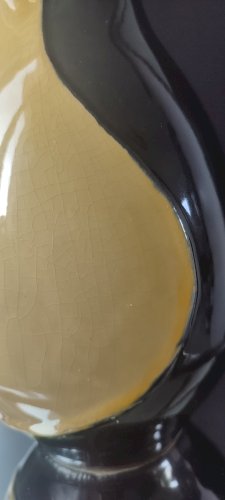 Vase à deux cols Céramique vintage 1964.
