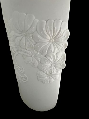 Vase AK Kaiser Célébre Manufacture Floral Vintage Design M. Frey Porcelaine
