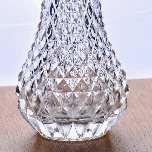 Vase ancien en cristal et or 24 carats maison WMF