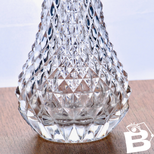 Vase ancien en cristal et or 24 carats maison WMF