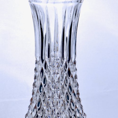 Vase ancien en cristal et or 24 carats maison WMF