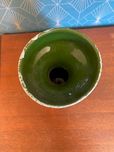 Vase ancien Italie, céramique émaillée, école Italienne Romacréa, des années 50.