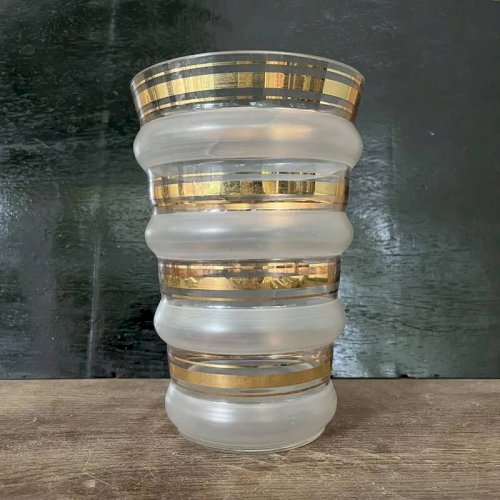 Vase Art Déco doré