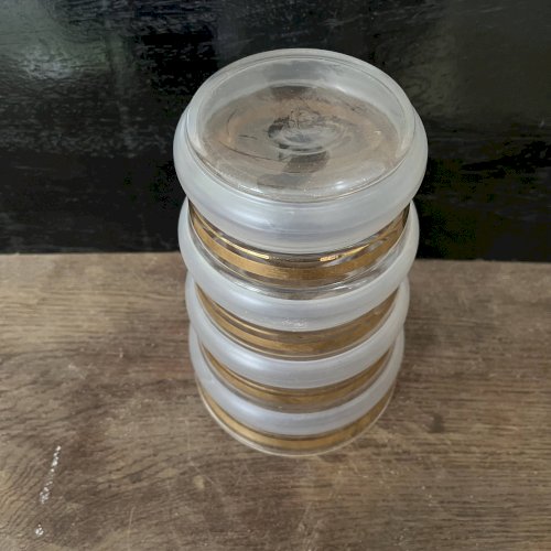 Vase Art Déco doré