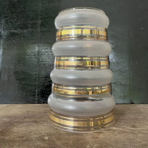 Vase Art Déco doré