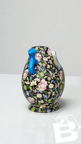 Vase Art déco en céramique de Gien