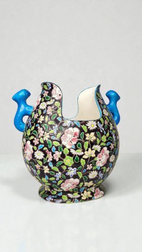 Vase Art déco en céramique de Gien