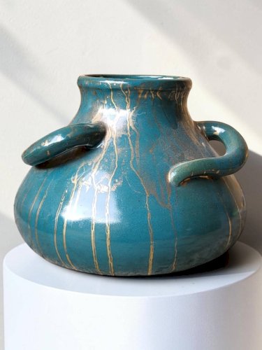 Vase Art déco en Grès par Léon Pointu, 1920s