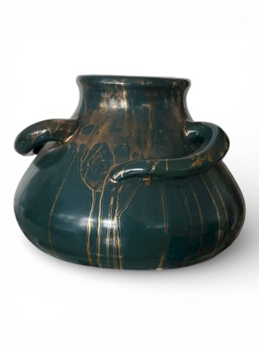 Vase Art déco en Grès par Léon Pointu, 1920s